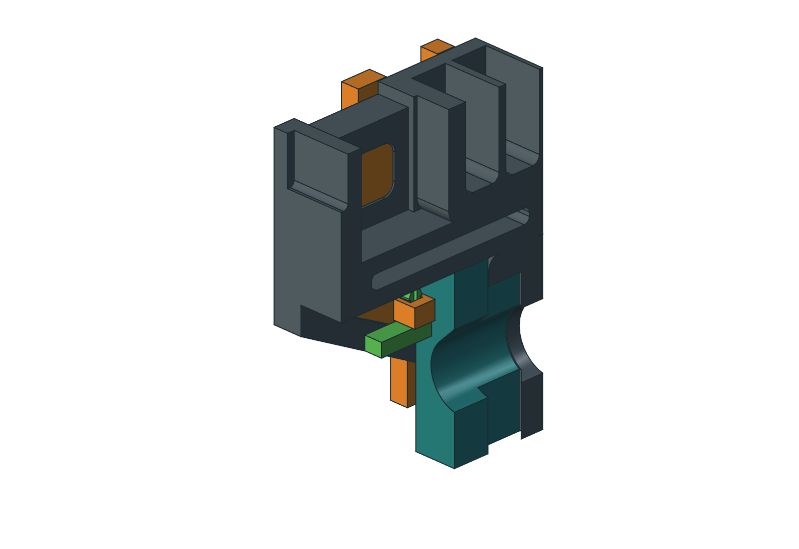 Cropped native view of the lower window keys and green keeper