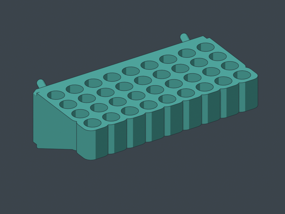 36 round seats, actual CAD render