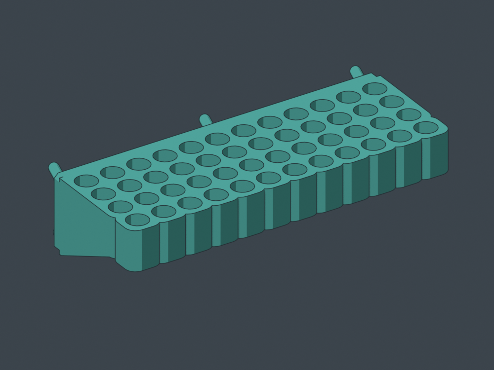 48 round seats, actual CAD render