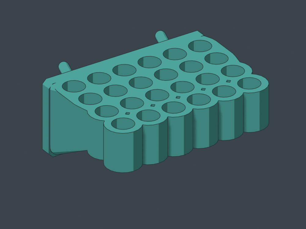 24 round seats, actual CAD render