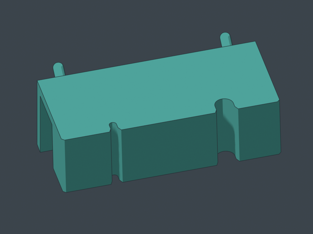 Small and large half-round magnetic shaft cradles
