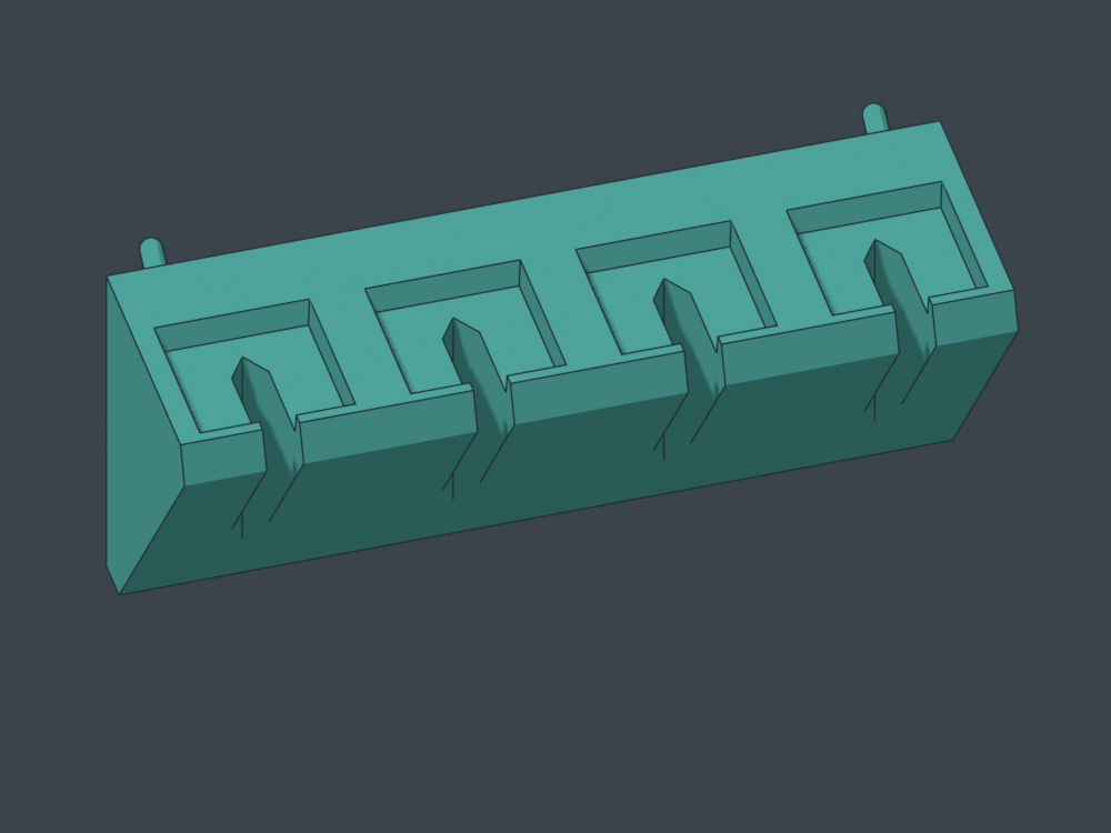 Flat square seats