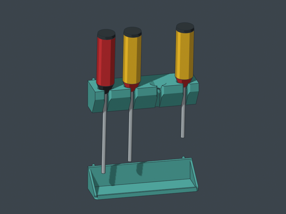 Standard drivers with explicit tool envelopes and an empty slot