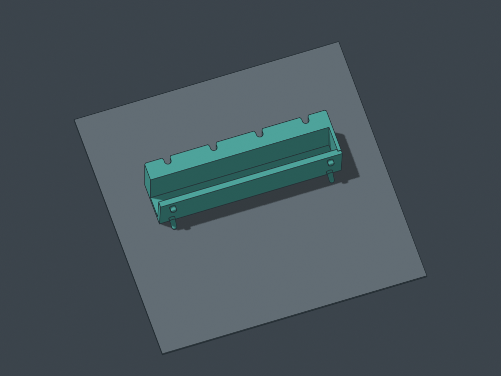 Print pose: flat top down on a 256 mm bed