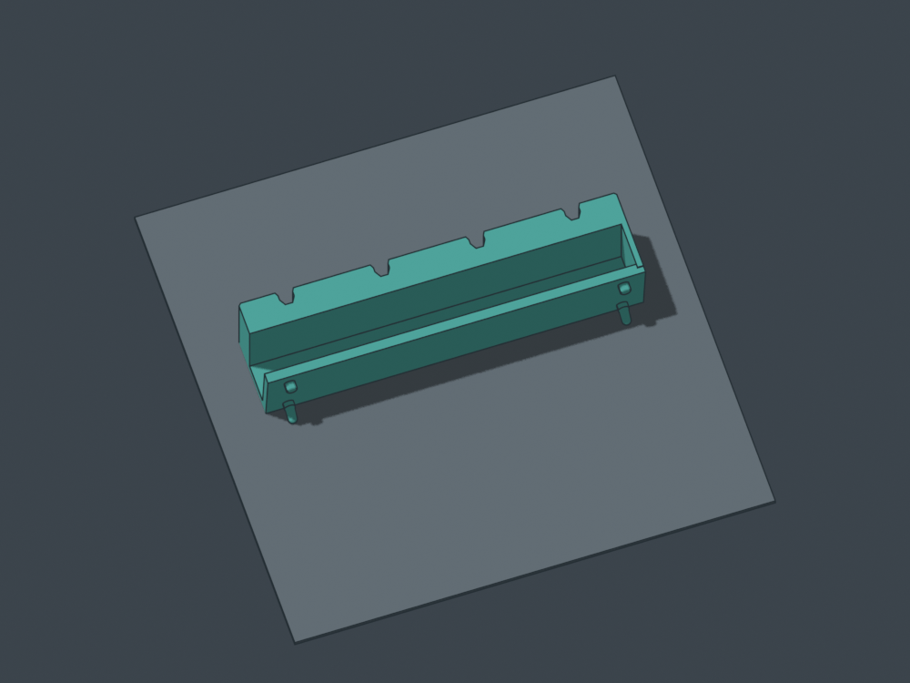 Print pose: flat top down on a 256 mm bed