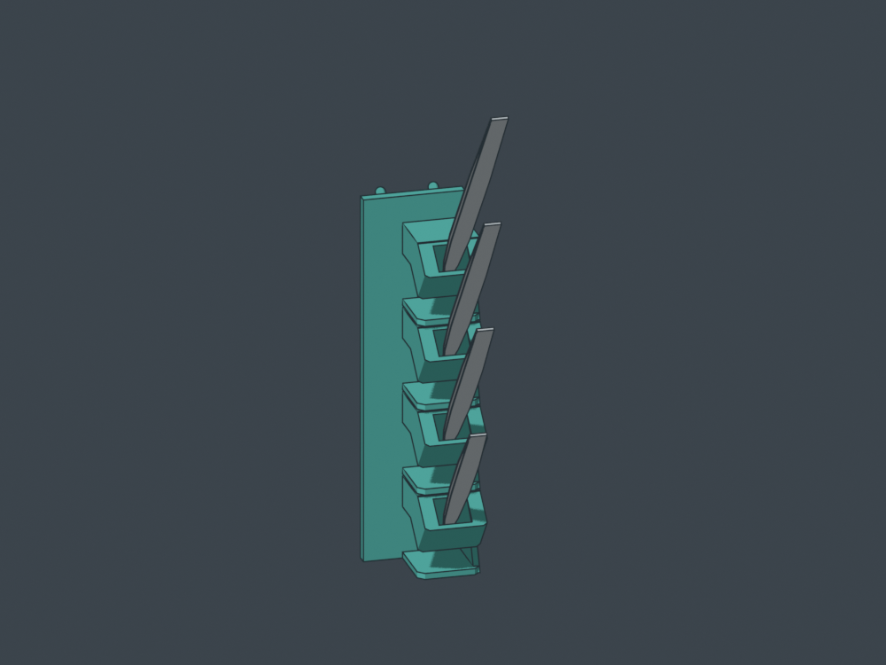 Four existing tweezer positions